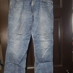 Relaxed Fit Blue Denim Jeans